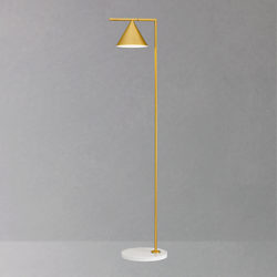 Flos Captain Flint LED Floor Lamp, Brass